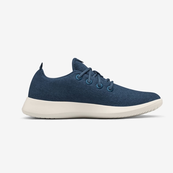 Allbirds Wool Runners Merino Wool Shoes Size 7 Blue - Picture 2 of 15